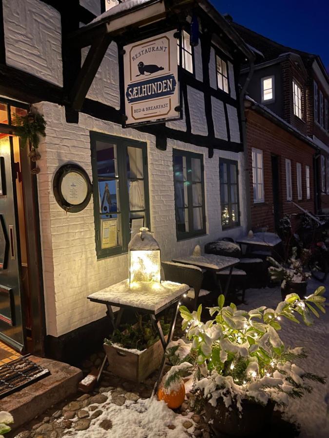 Restaurant Saelhunden Panzió Ribe Kültér fotó