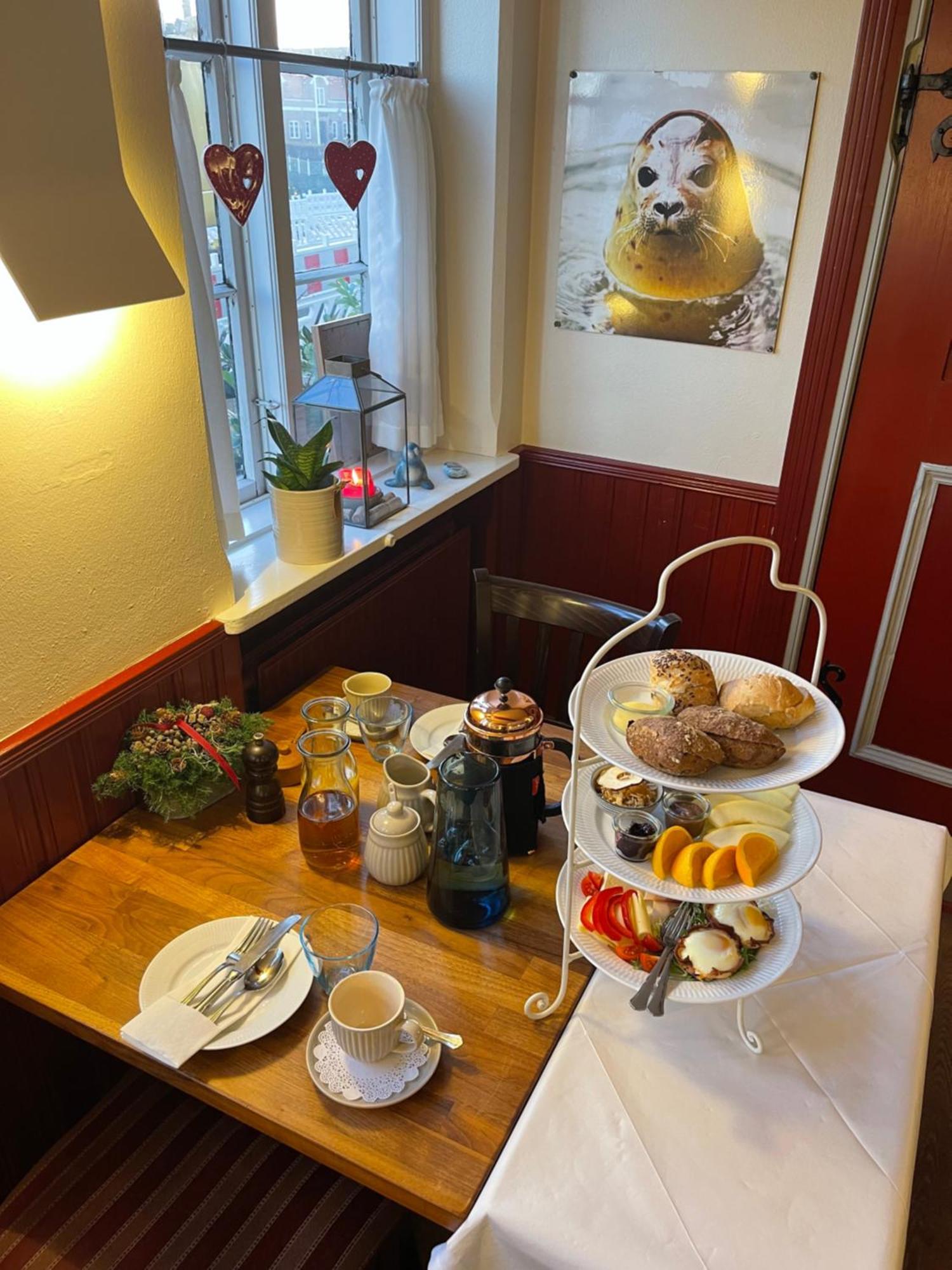 Restaurant Saelhunden Panzió Ribe Kültér fotó